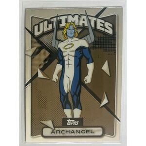 2025 Topps Finest Marvel X-Men '97 Archangel Ultimates Uncommon #61 Silver‎ Card